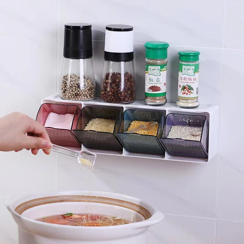 4 slot kitchen wall spice organizer - MASTER SUPPLIES