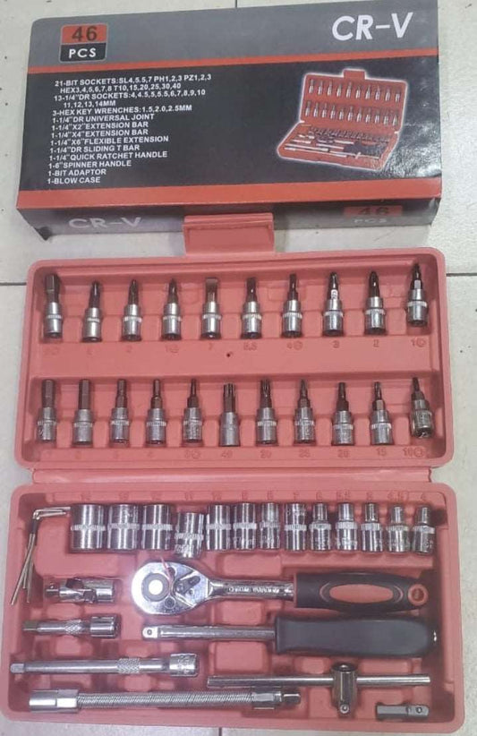 46 pcs socket set - MASTER SUPPLIES