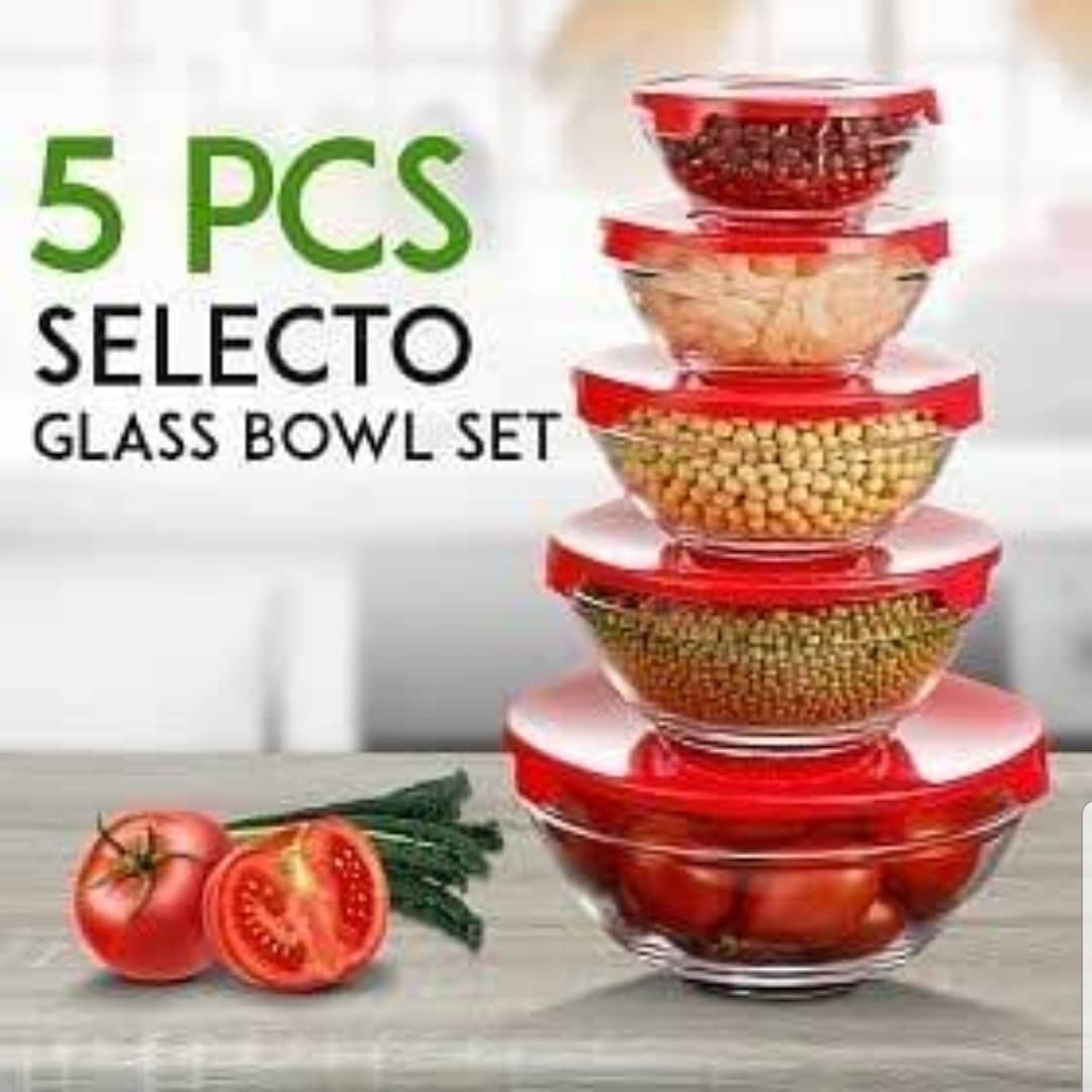 5 GLASS BOWL SET - MASTER SUPPLIES