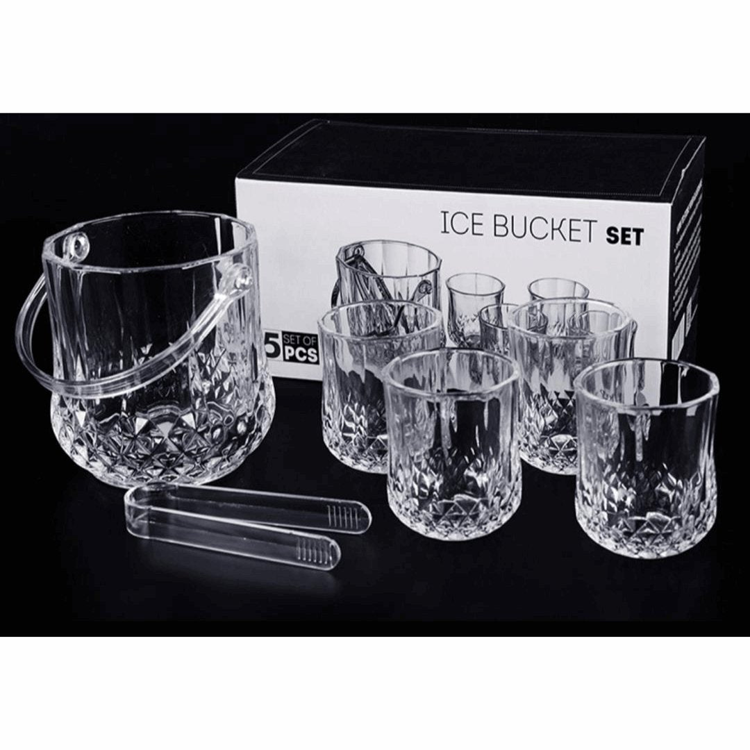 5 IN ONE ICE BUCKET AND GLASSES - MASTER SUPPLIES