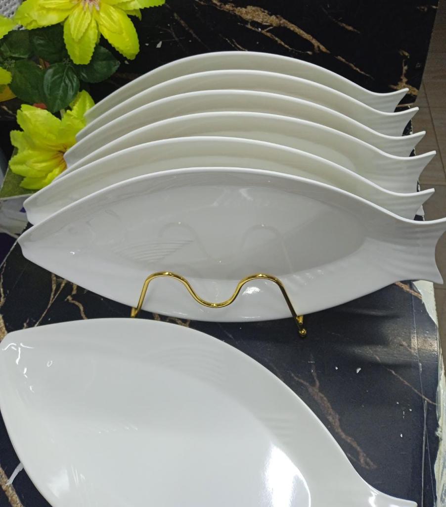 6 Big size fish shaped plates - MASTER SUPPLIES