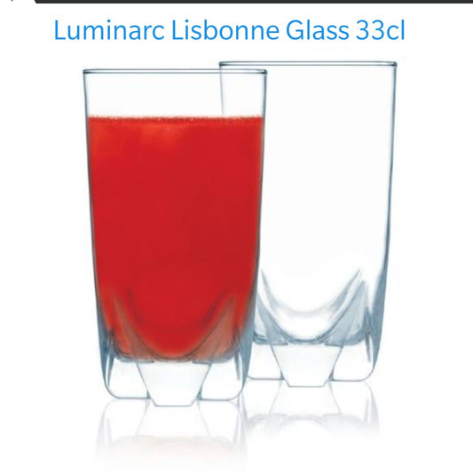 6 pcs Luminarc Lisbonne Glass 33cl - MASTER SUPPLIES