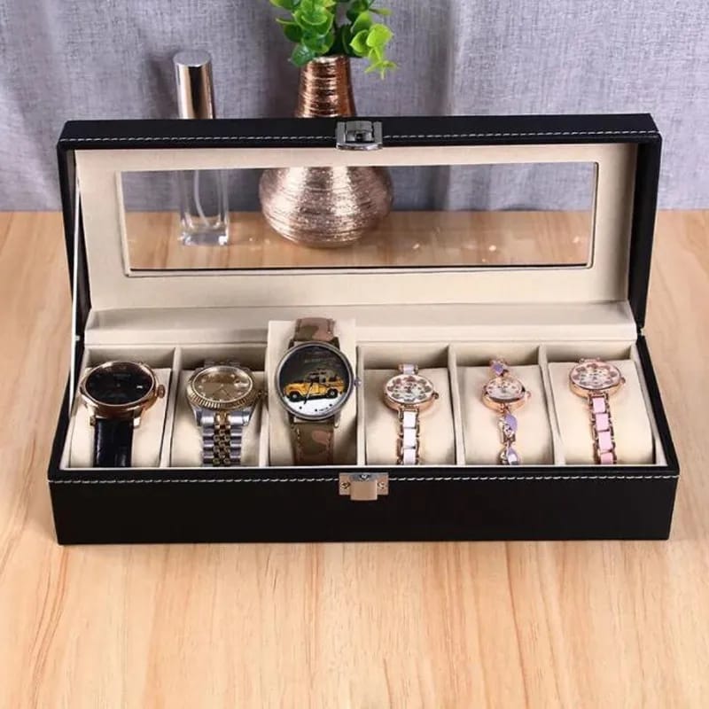 6-Slots Watch/Jewelry Case - MASTER SUPPLIES