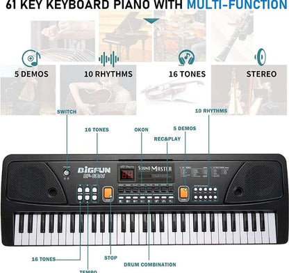 61 keys keyboard piano - MASTER SUPPLIES