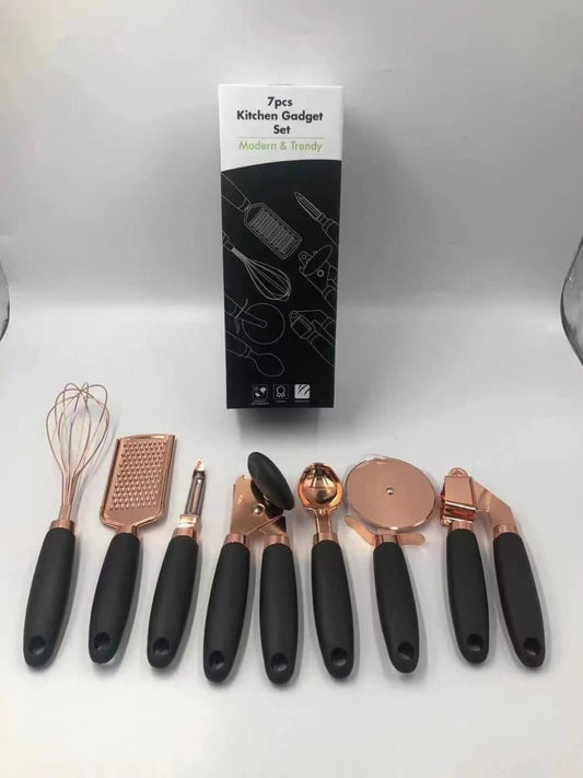 7pcs Kitchen gadget set with copper plated - MASTER SUPPLIES