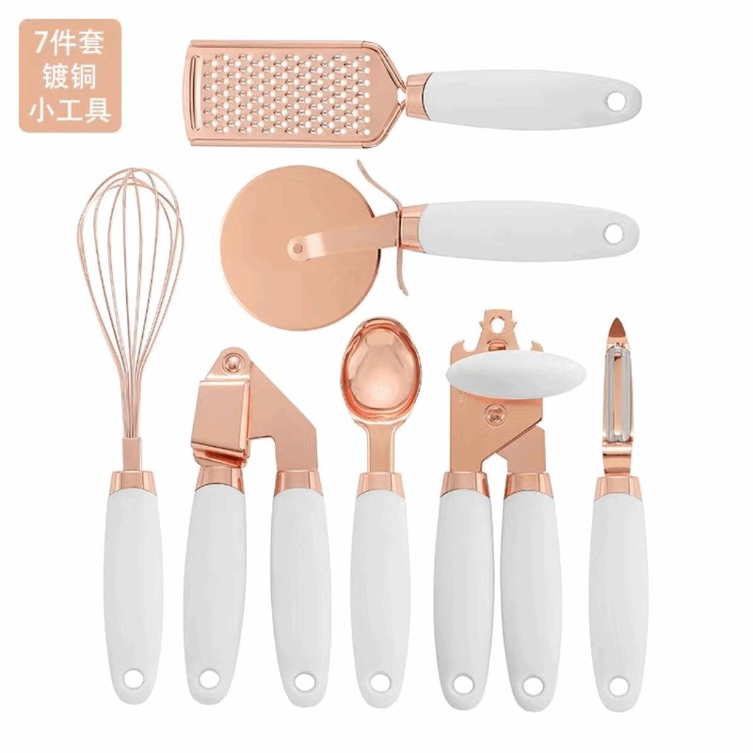 7pcs Kitchen set with copper plated  - MASTER SUPPLIES