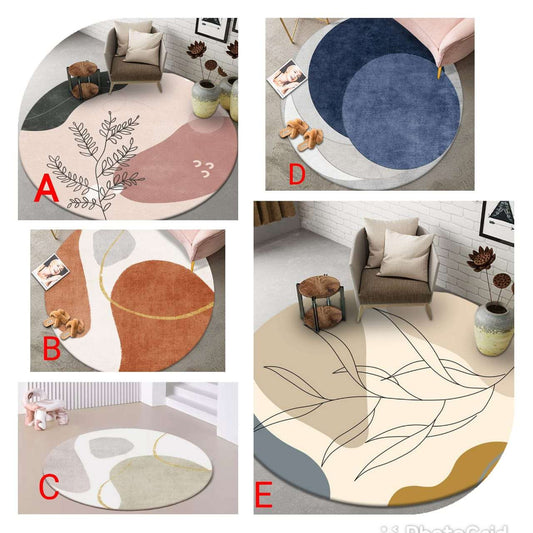 80cm Modern minimalist round rug - MASTER SUPPLIES