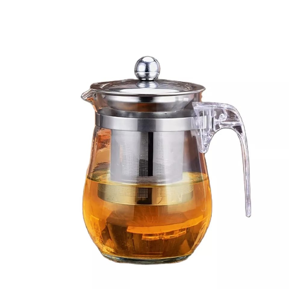 Transparent Borosilicate Tea pot*