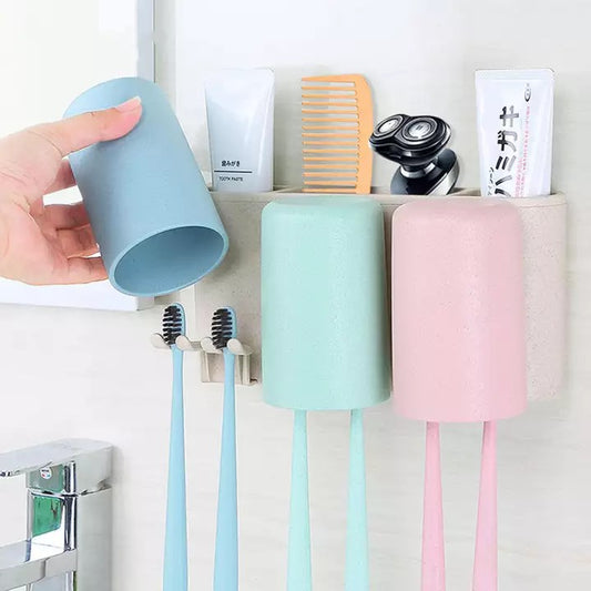 Toothbrush holder and organiser