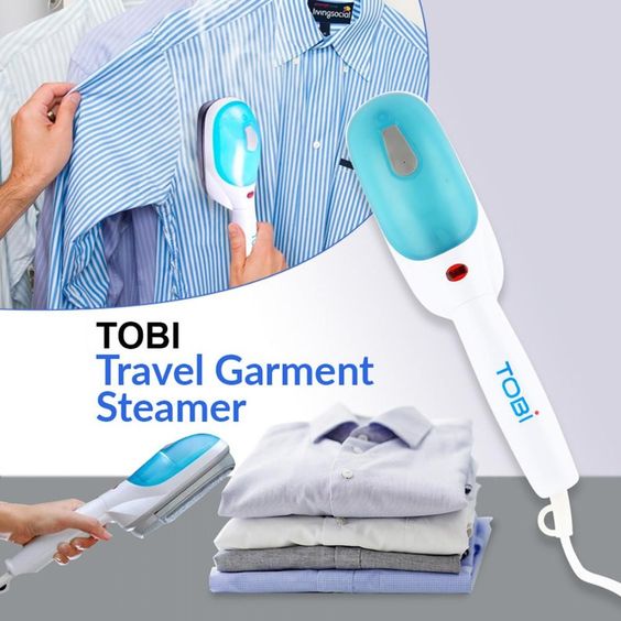 Travel garment steamer