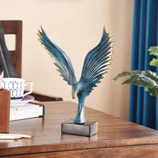 Winged Eagle Resin Statue