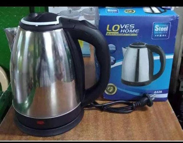 ALUMINIUM ELECTRIC KETTLE - MASTER SUPPLIES