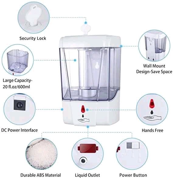 Automatic soap sanitizer - MASTER SUPPLIES