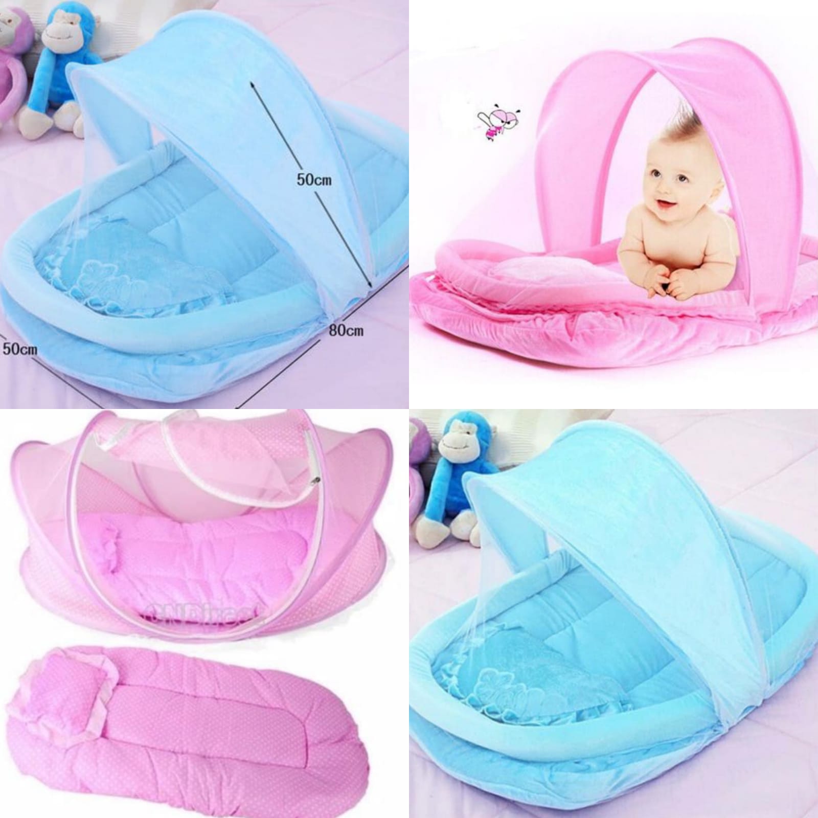 Baby Mosquito Net Foldable Crib - MASTER SUPPLIES