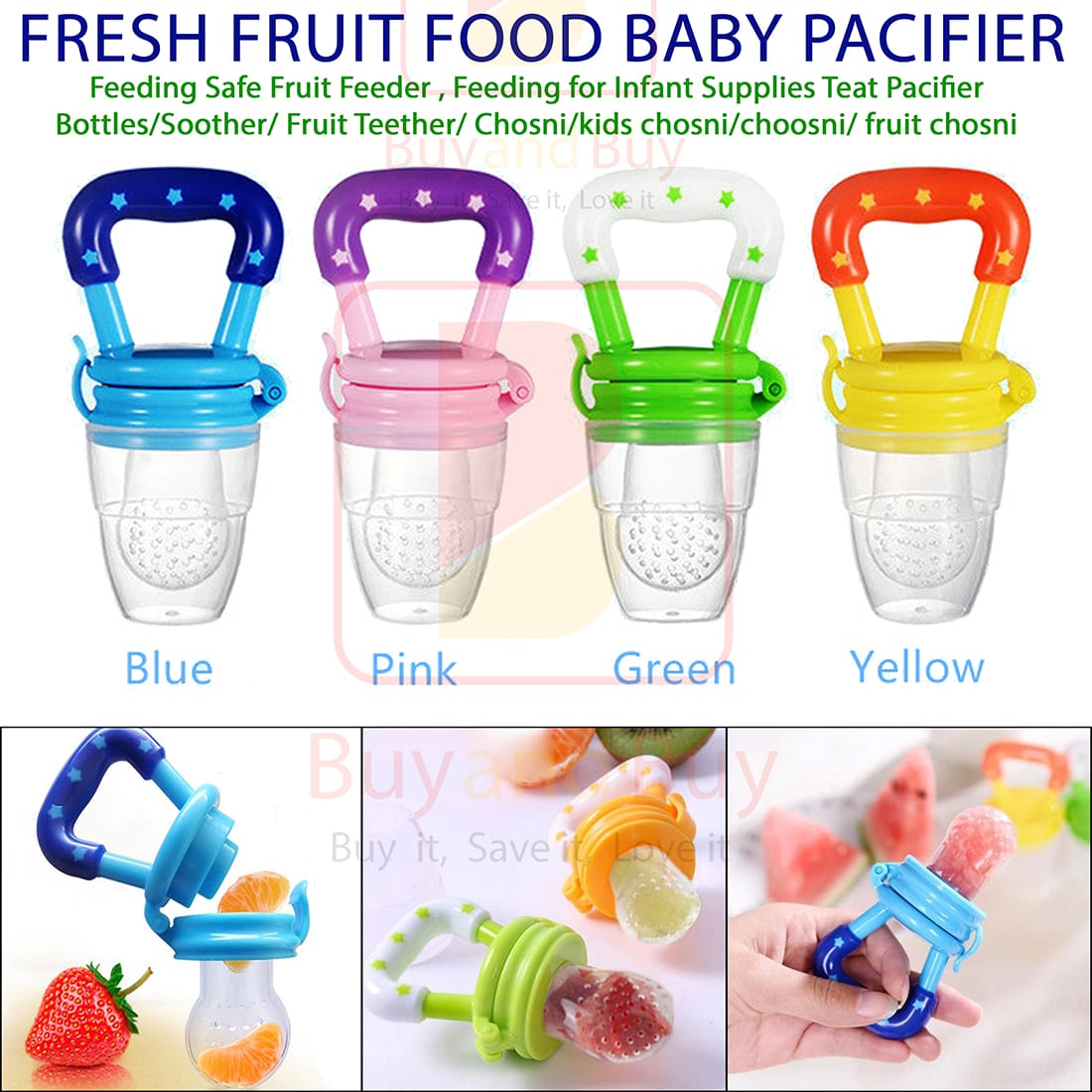 Baby Pacifier/Fresh Fruit Baby feeder - MASTER SUPPLIES