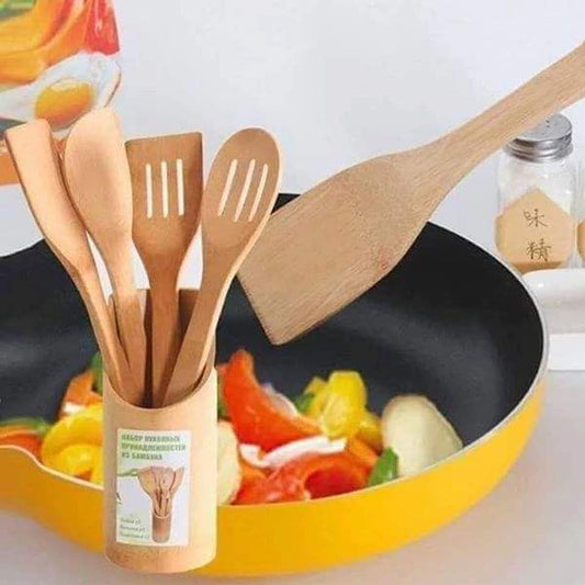 Bamboo wooden spoon set - MASTER SUPPLIES