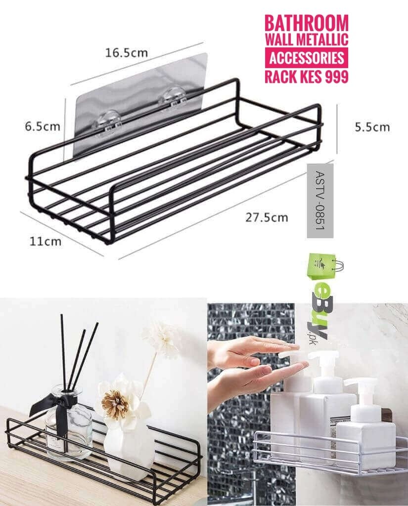 BATHROOM WALL METALLIC RACK - MASTER SUPPLIES