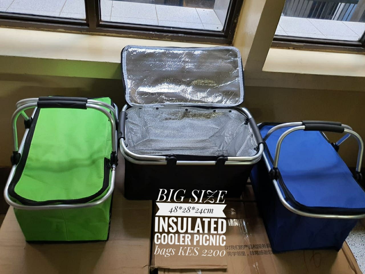 BIG SIZE INSULATED COOLER PICBNIC BAGS - MASTER SUPPLIES