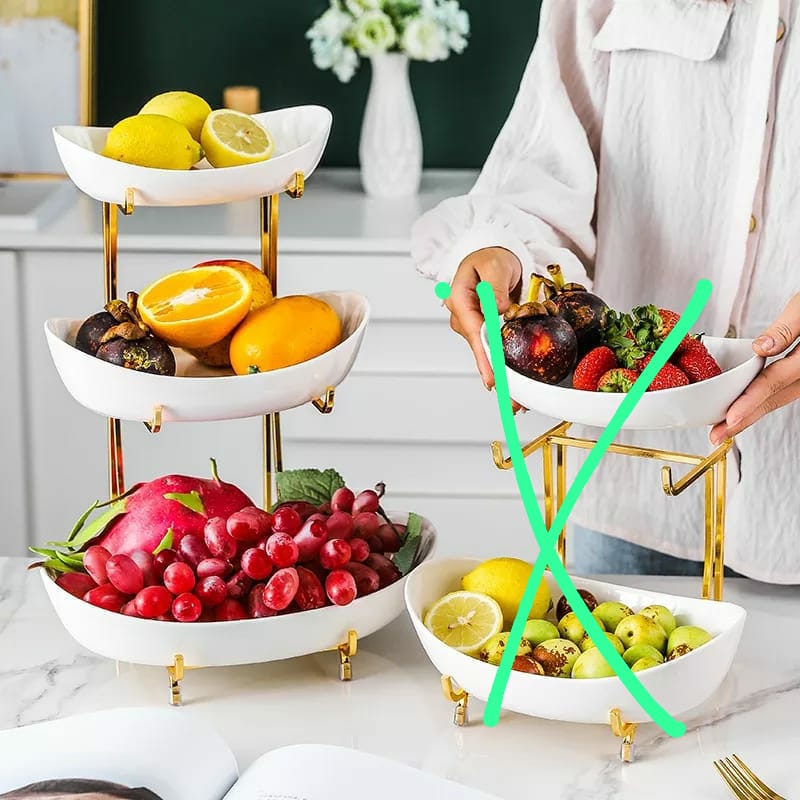 Ceramic Fruit/Snack Stand - MASTER SUPPLIES