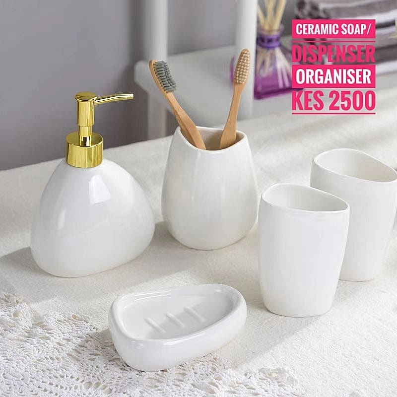 Ceramic soap/dispenser organiser - MASTER SUPPLIES