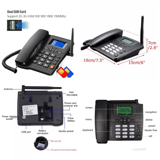 Desktop phone with Dual Sim - MASTER SUPPLIES