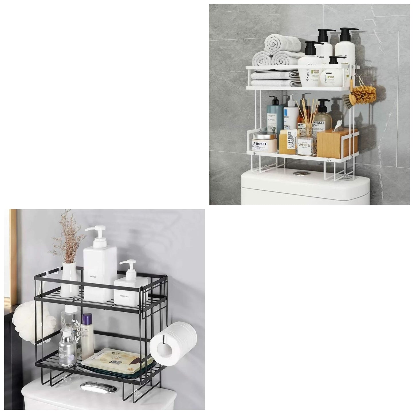 Double Layer Bathroom/ Toilet Rack - MASTER SUPPLIES