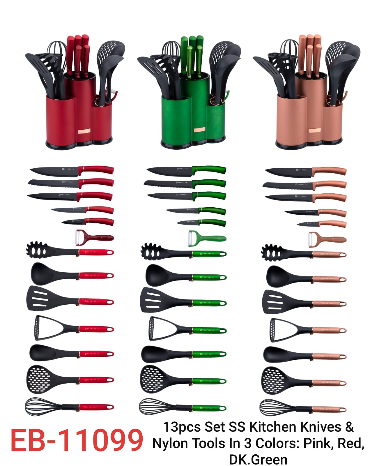 EDENBERG 13Pcs Kitchen Tools set - MASTER SUPPLIES