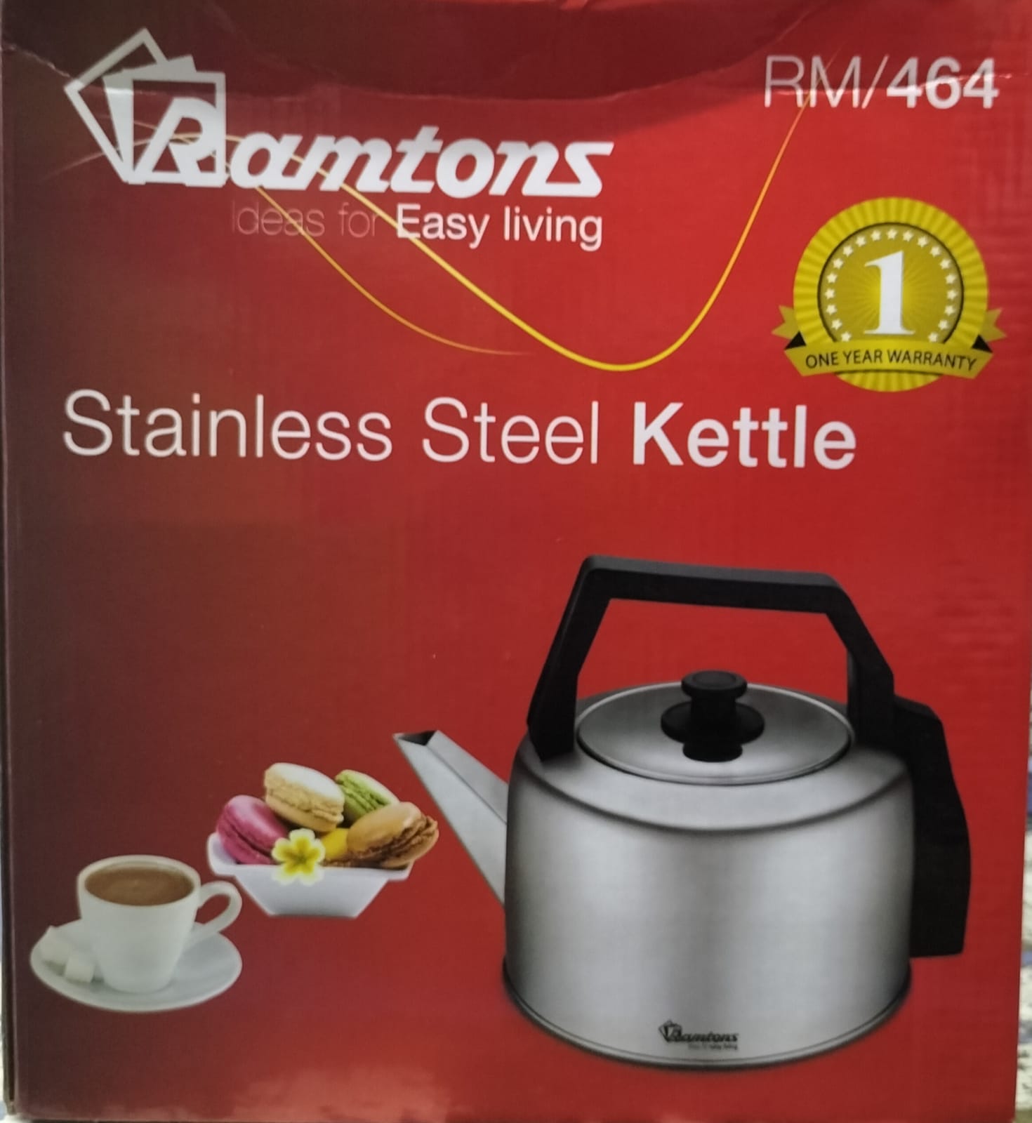 Extra Large 5L Steel Kettle - MASTER SUPPLIES