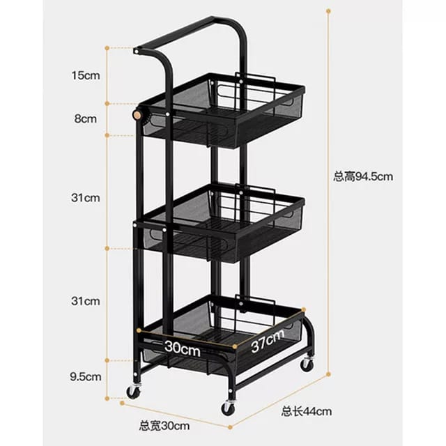 Foldable metallic trolley - MASTER SUPPLIES