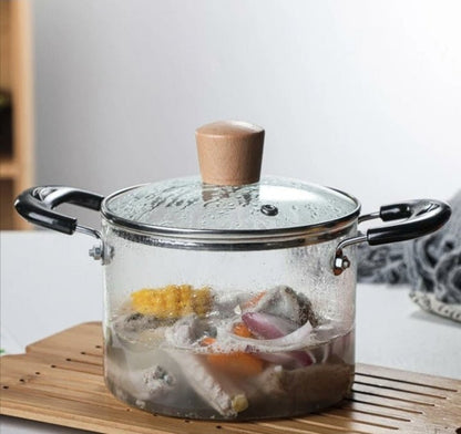 HEAT RESISTANCE Borosilicate cooking pot - MASTER SUPPLIES