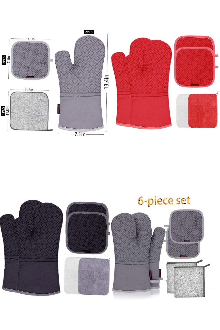 High heat resistant oven mitts - MASTER SUPPLIES