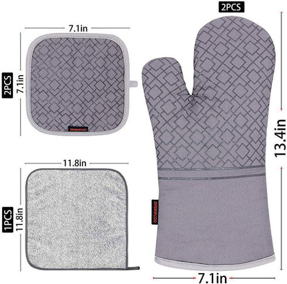 High heat resistant oven mitts - MASTER SUPPLIES