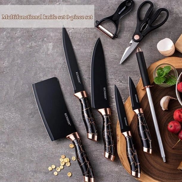 Kitchen Knife 9pcs - MASTER SUPPLIES