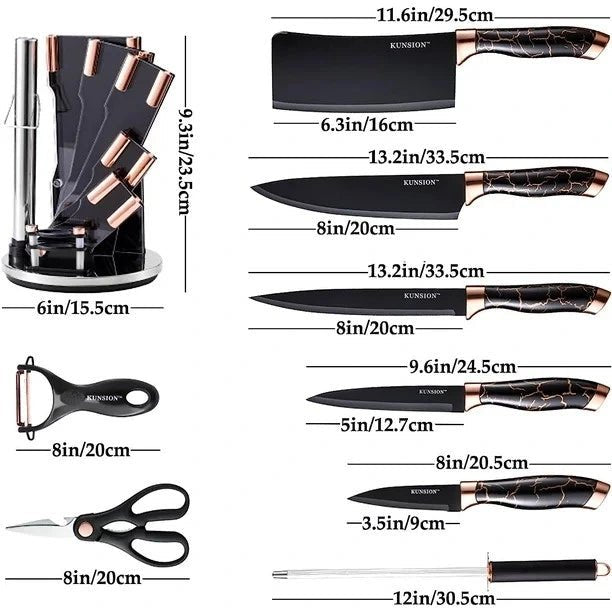 Kitchen Knife 9pcs - MASTER SUPPLIES