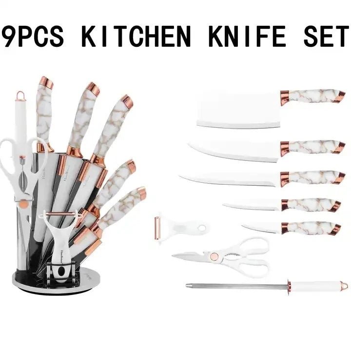 Kitchen Knife 9pcs - MASTER SUPPLIES