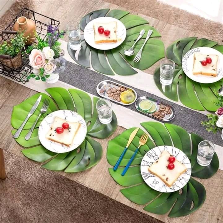 Leaf place mats(4 pc) - MASTER SUPPLIES