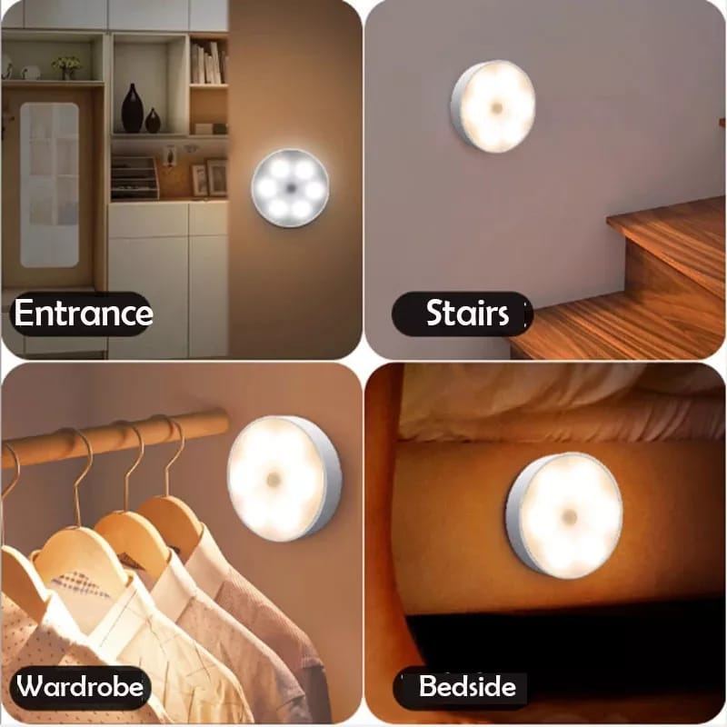 Led Motion Sensor night light with magnetic sticker - MASTER SUPPLIES