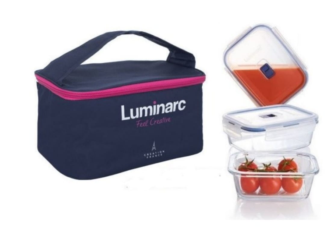 Luminarc 3pcs Pure Box Blue set - MASTER SUPPLIES