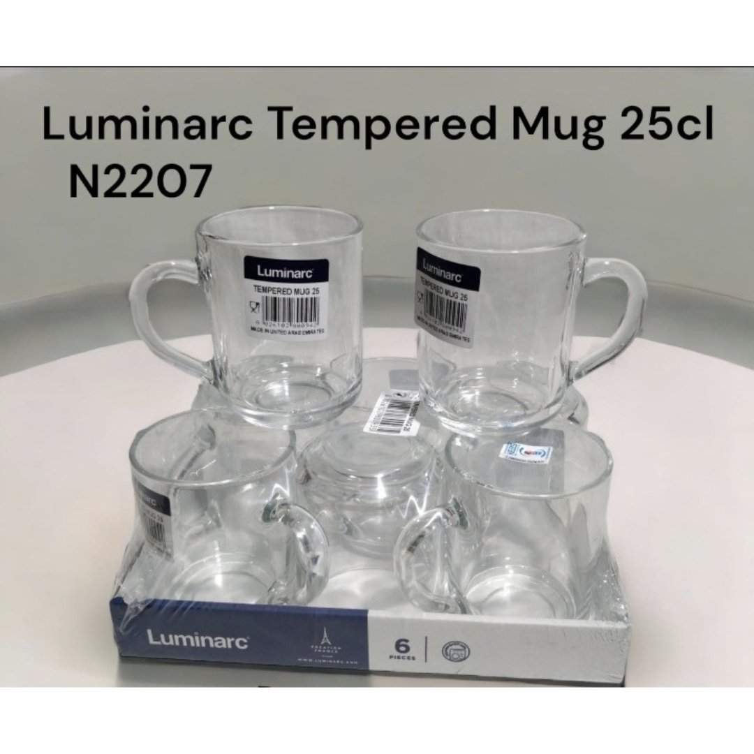 Luminarc Tempered Mug(6 pcs) - MASTER SUPPLIES