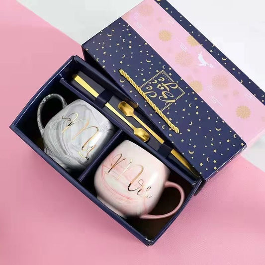 Luxurious Couple Cup set +Gift Box - MASTER SUPPLIES