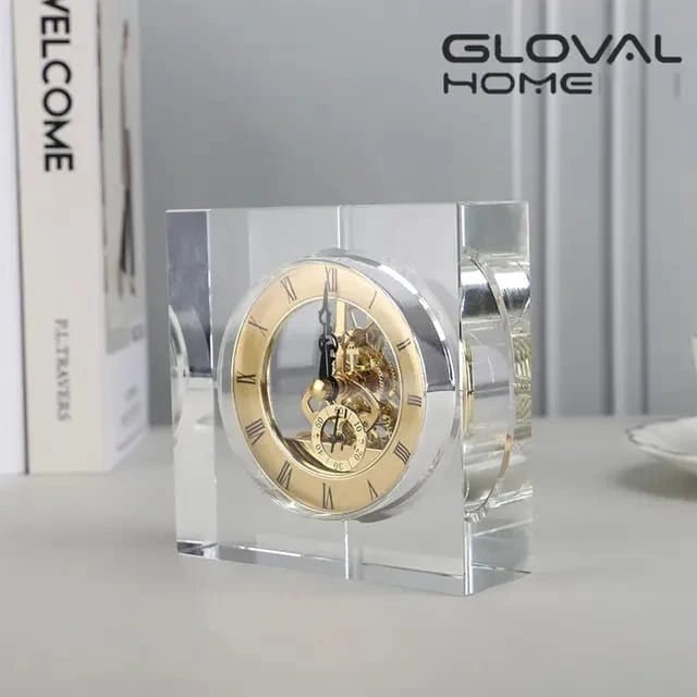 Luxury crystal desk clock - MASTER SUPPLIES