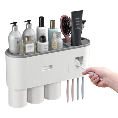 Magnetic inverted automatic toothpaste dispenser - MASTER SUPPLIES