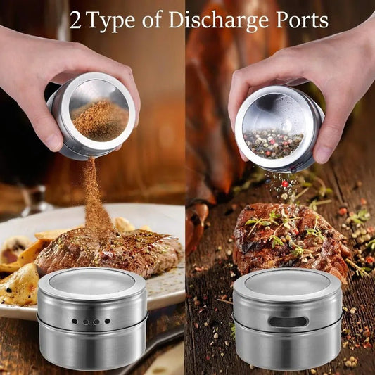 Magnetic Spices jars(3pcs) - MASTER SUPPLIES