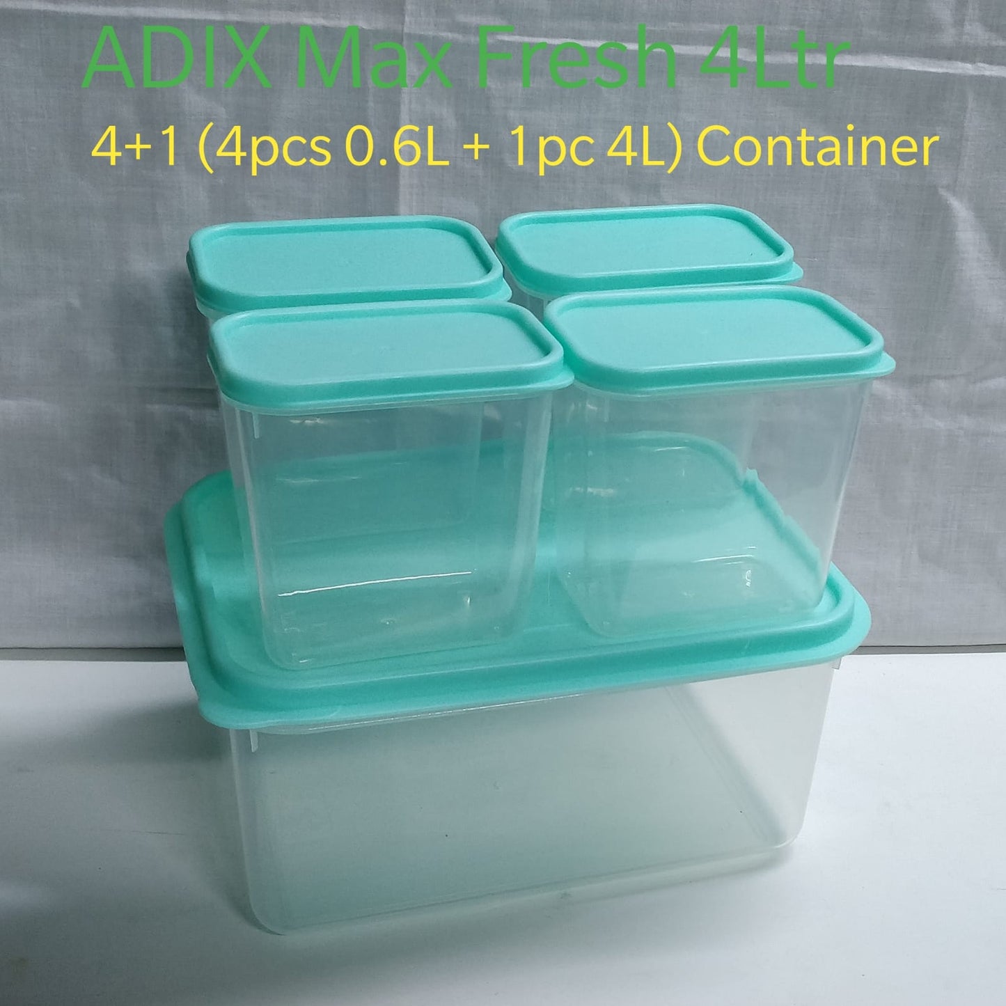 Max fresh 4 piece containers - MASTER SUPPLIES