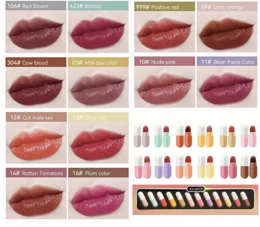 Mini capsule lipstick set(12 pcs) - MASTER SUPPLIES