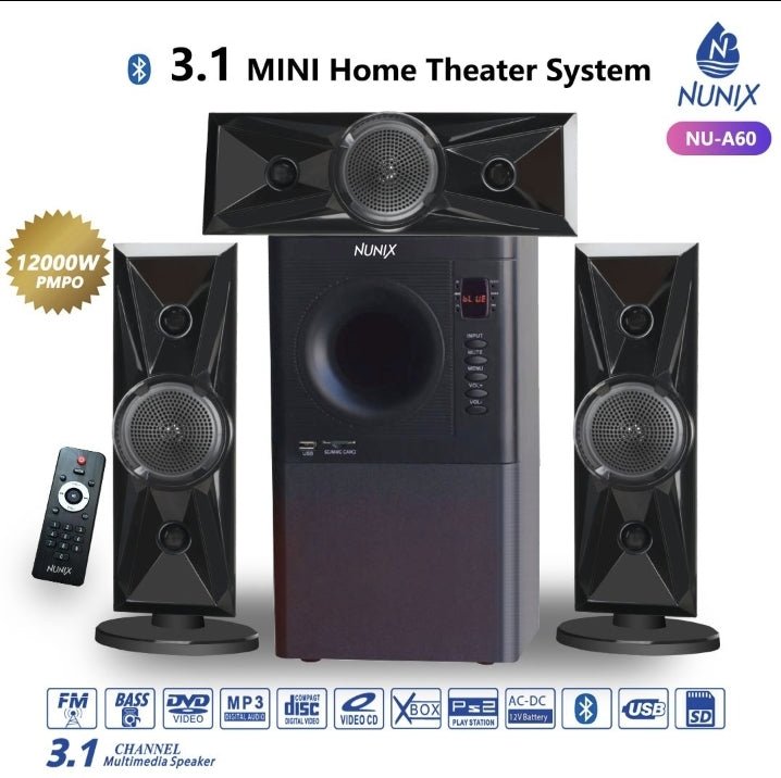 Nunix 3.1 A60 Home theater - MASTER SUPPLIES