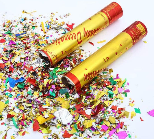 Party popper (2 pieces) - MASTER SUPPLIES