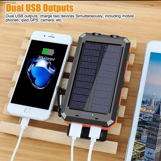 Portable solar powerbank with Led torch - MASTER SUPPLIES
