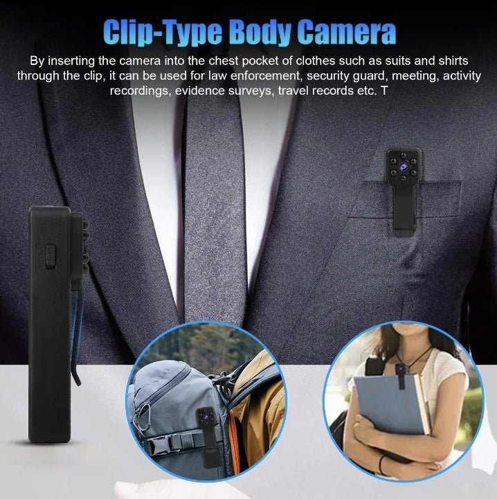 Rechargeable Body Hidden Camera - MASTER SUPPLIES