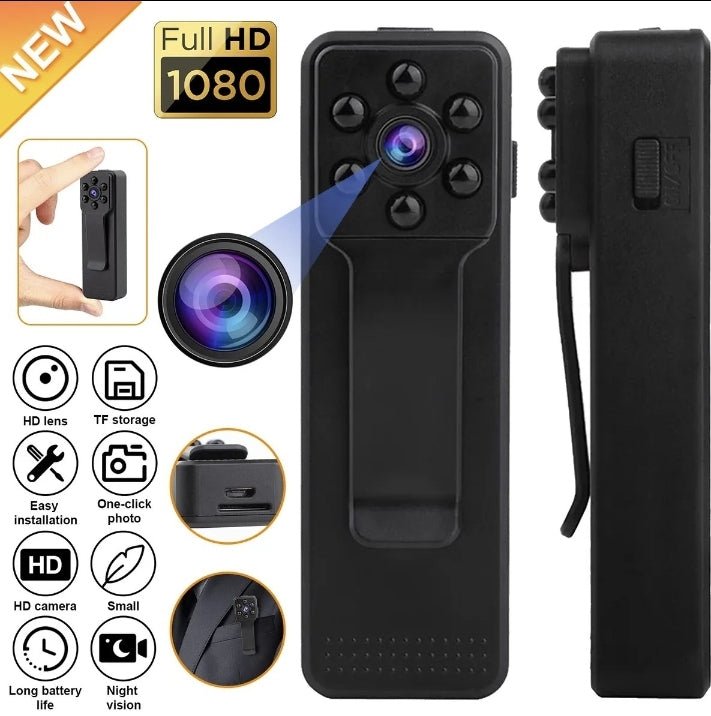 Rechargeable Body Hidden Camera - MASTER SUPPLIES